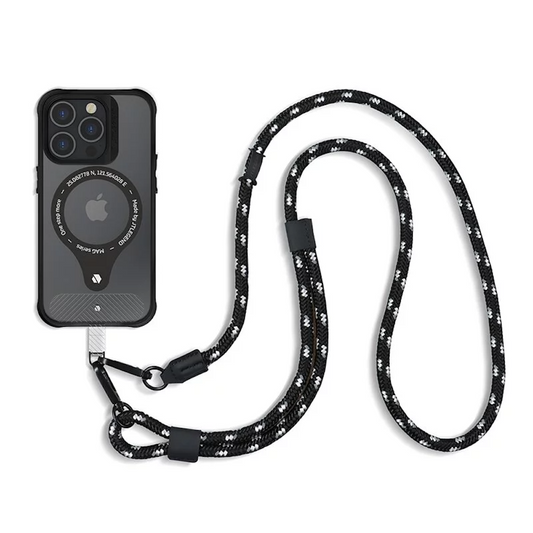 Power Support JTLEGEND 8mm Phone Rope Outdoor Series Length 75cm~140cm With Clear Tap, Mobile Phone Lanyard Crossbody Anti-Lost Rope